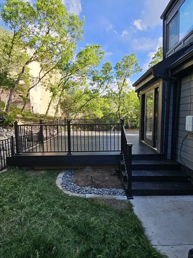 Deck and exterior work by Designs to Reality SLC in the Salt Lake City area