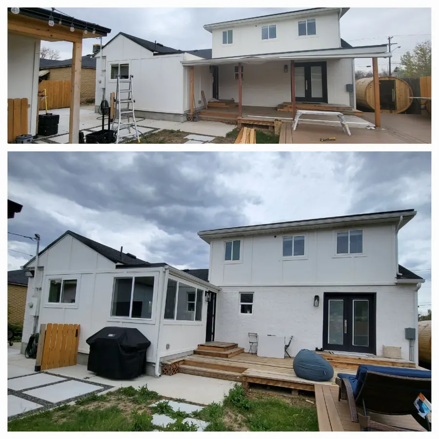 Deck and exterior work by Designs to Reality SLC in the Salt Lake City area