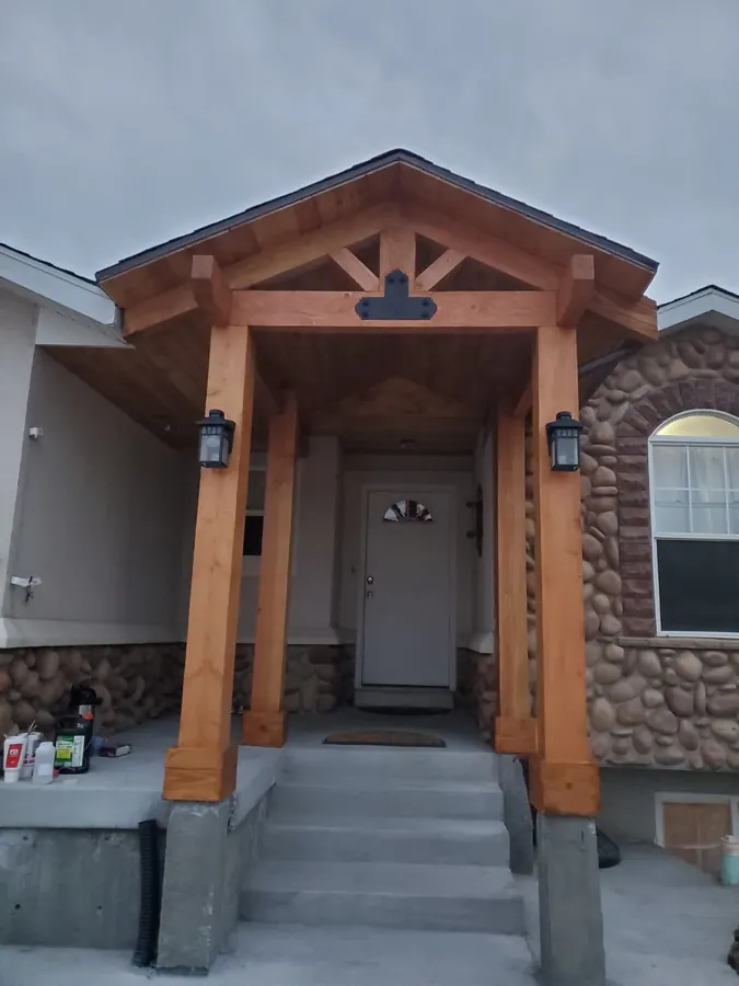 Deck and exterior work by Designs to Reality SLC in the Salt Lake City area